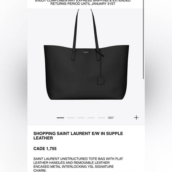 Saint Laurent east west tote - Picture 8 of 8